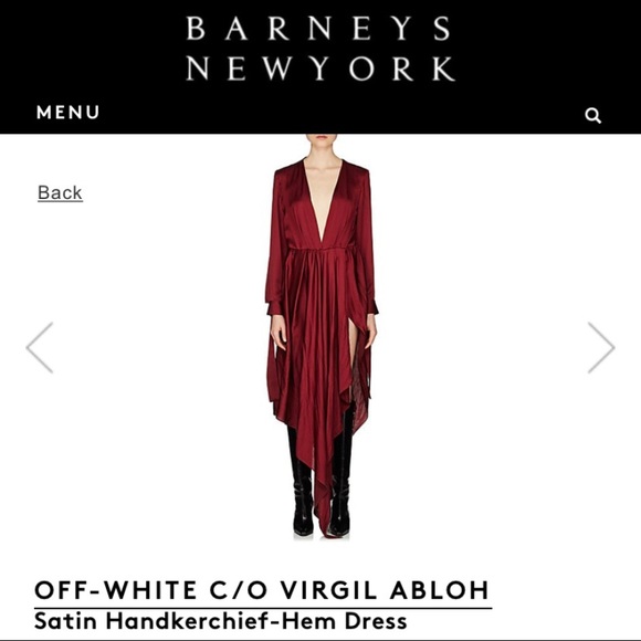 off white dress virgil